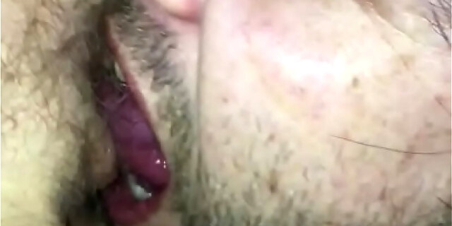 My Cougar Loving Me Eating Her Hairy Coked Up Wet Pussy After A Night Out!