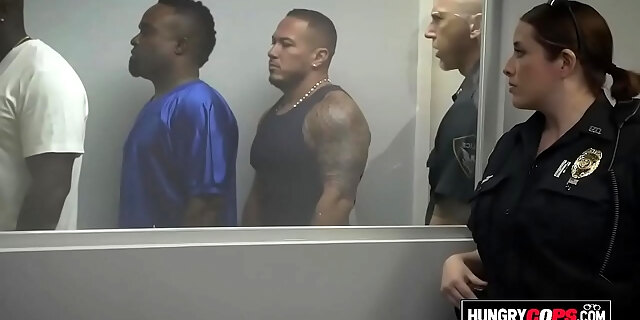 The Interrogatory Room Gets Crowded After Three Cops Decide To Fuck A Black Dude