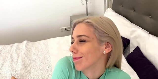 Tiny Blondie Nesty Takes A Huge Dick And Fucks It With Passion