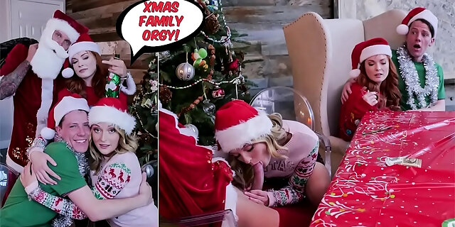 Christmas Fam Orgy Ft Charlotte Sins, Quinton James, Rion King