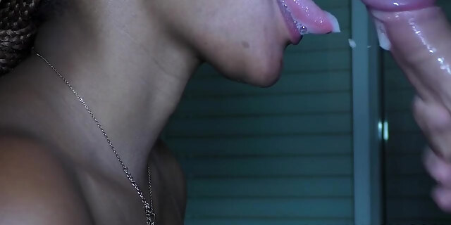 I Jerk Inside My Black Friends Mouth For Her To Swallow My Load