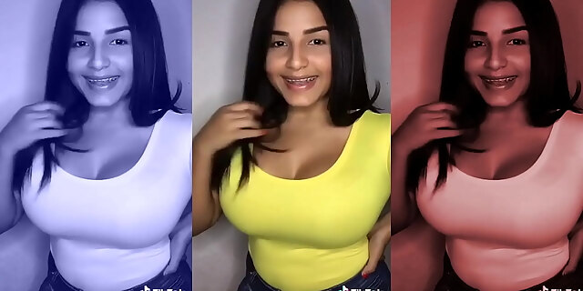 Venezuelan Big Tits Babe Looking Horny