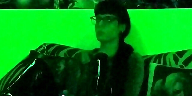 Beth Kinky - Sexy Goth Domina Smoking In Green Light Pt2 Hd