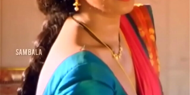 Hot Cleavage Show Tamil Video Cut Part, Beautiful Tamil  Saree