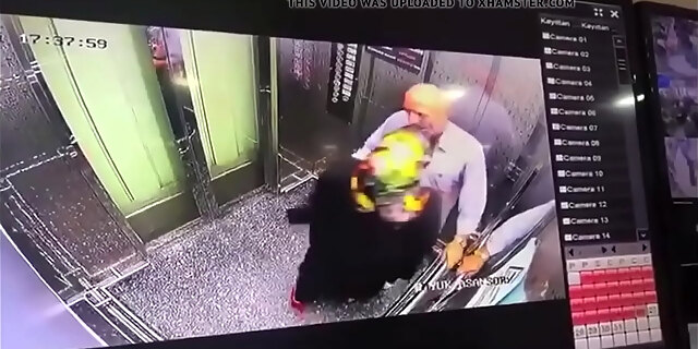 Hijab Wife And Old Man Kissing