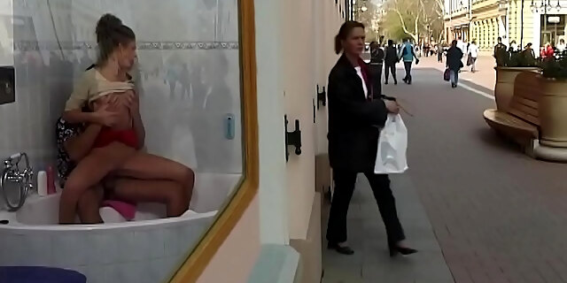 Extreme Rough Anal At Public Shopping Street