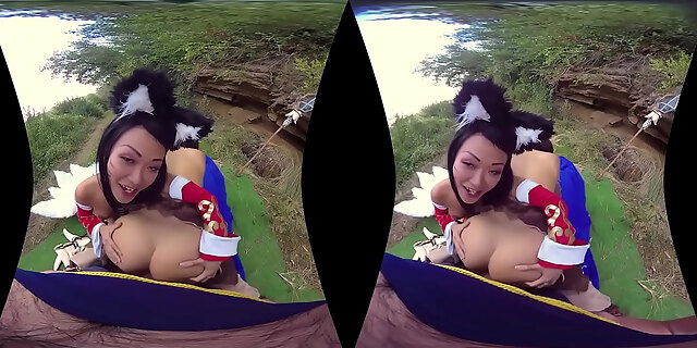 League Of Legends Cosplay Vr Porn Starring Anissa Kate And Pussy Kat In Wild Raw Threeway