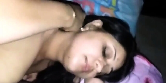 Sexy Indian Wife Passionate Kissing With Husband