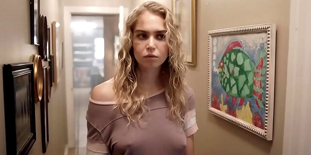 Penelope Mitchell With Nicolas Cage In "between Worlds"