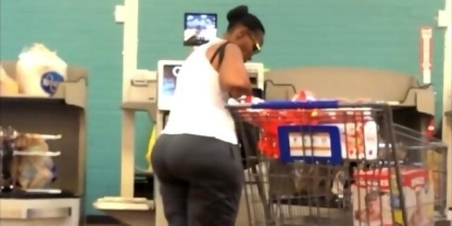 Super BBW GILF Donk In Jiggly Gray Pants