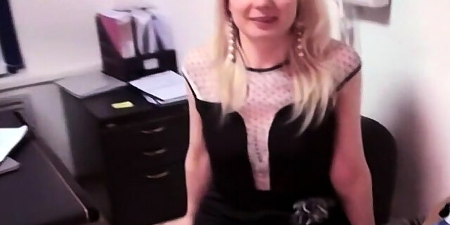 Fucking My Hot Blonde Secretary In The Office