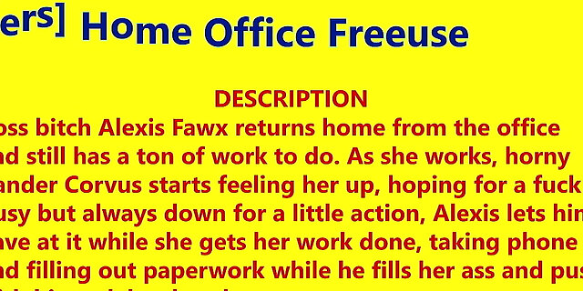 [brazzers] Home Office Freeuse - Xander Corvus, Alexis Fawx - November 27. 2020