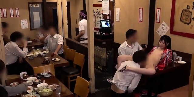 Ayase Himari Fucks Restaurant Patrons