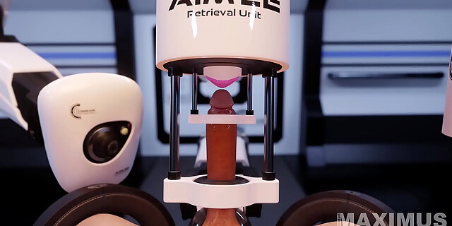 Cock Milked By Ai Machine Animation With Sound