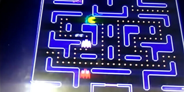 Me Playing The Red Bull Pac-man Arcade Machine At Wal-mart