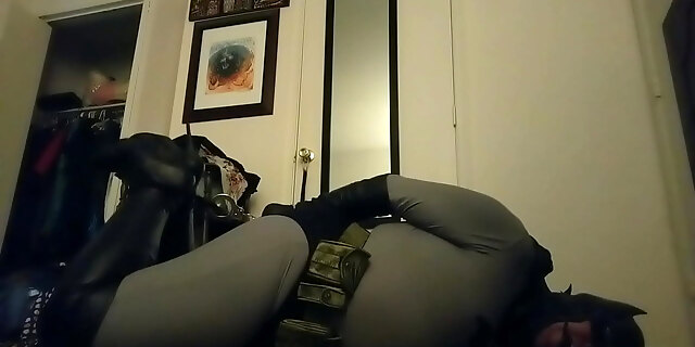 Batman Hogtied In Thigh High Boots