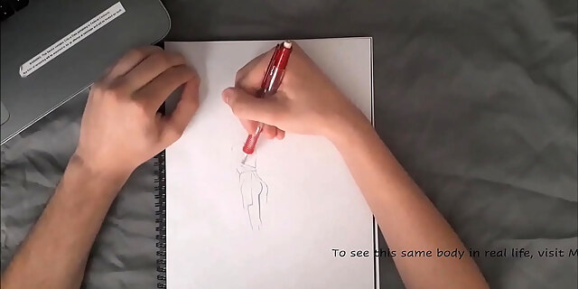 My Little Betsy Strips Down To Model For Backstage Animation In Sexy Sketch